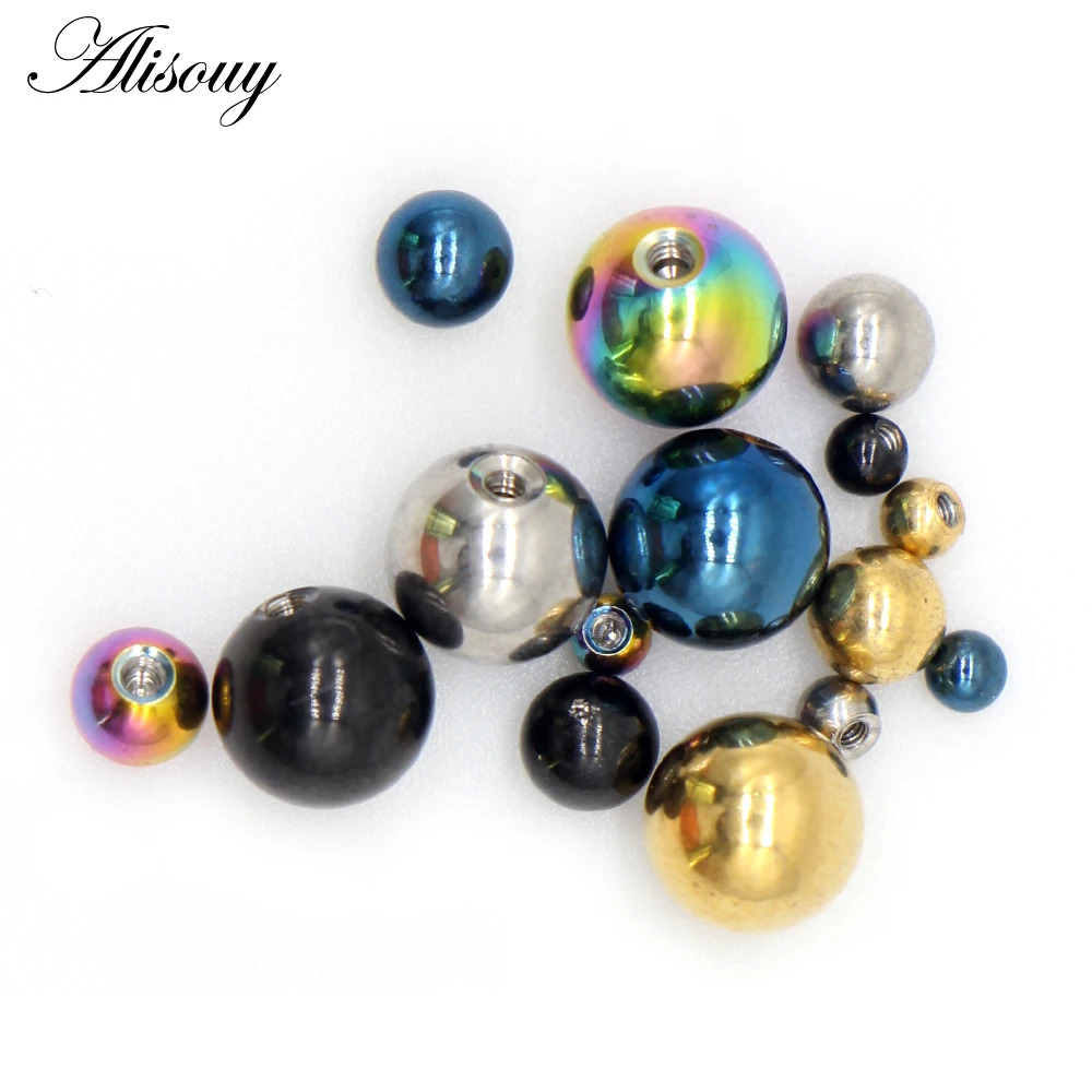 Body Jewelry Replacement Ball - 알리수이 10개/세트 스테인리스 스틸 교체용 볼