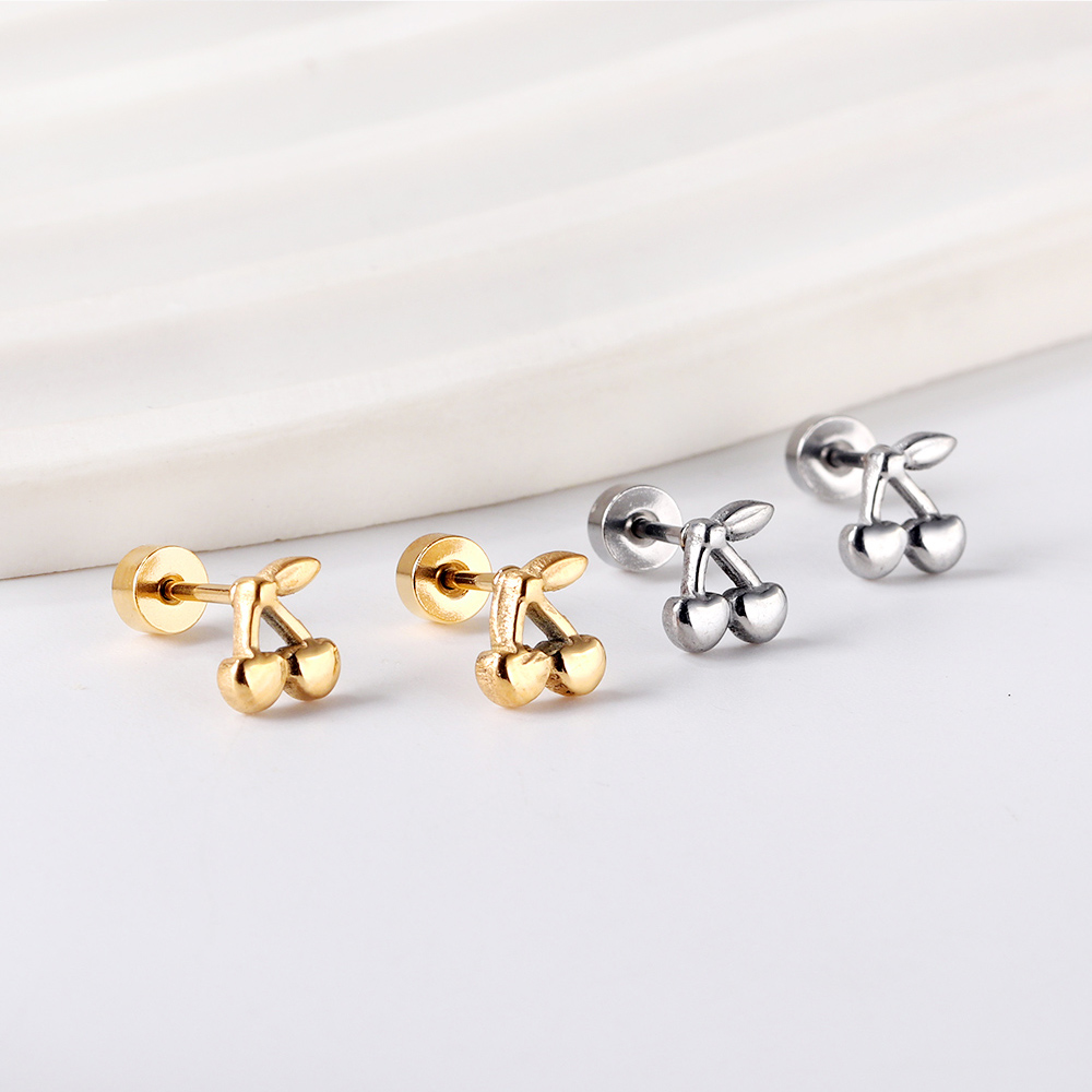 Body Jewelry Surgical Steel - LUXUKISSKIDS 1쌍, 작은 크기의 육각별 모양