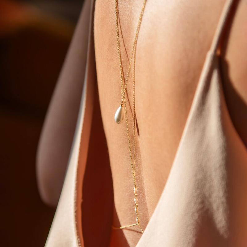 심플 멀티레이어 진주 백드롭 체인 목걸이 여성 패션 메 - Body Jewelry Necklace 리뷰 및 가격