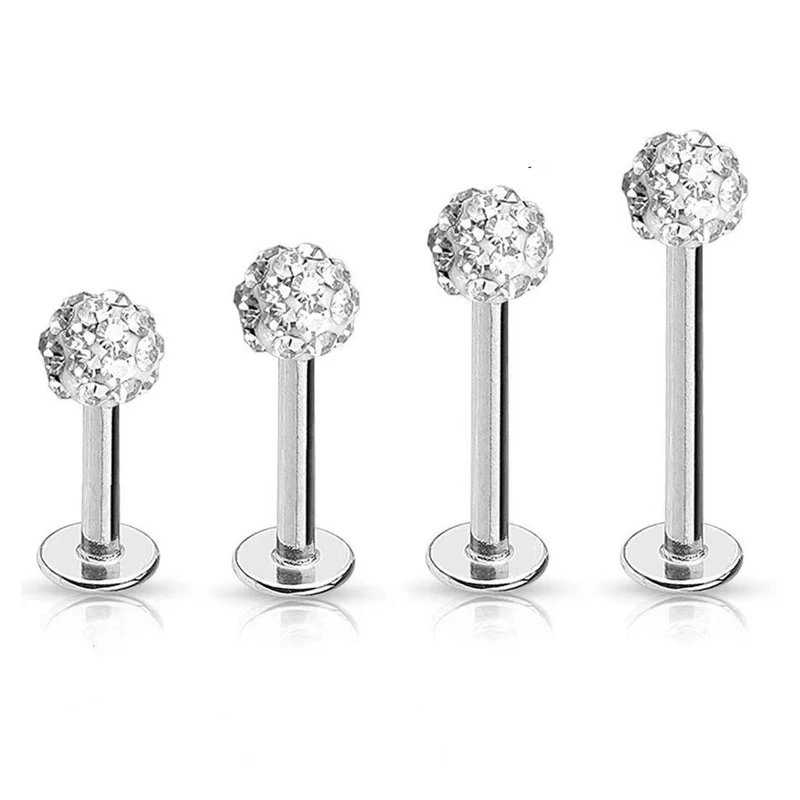 4개 세트, 16G 수술용 스테인리스 스틸 소재의 립  - Body Jewelry Surgical Steel 리뷰 및 가격