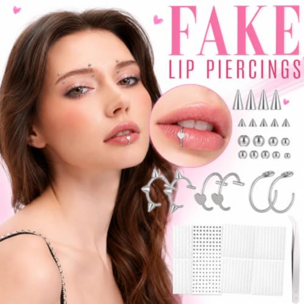 가짜 피어싱 세트 비-피어싱 입술 눈스스귀 보석 스파이 - Body Jewelry Replacement Ball 리뷰 및 가격