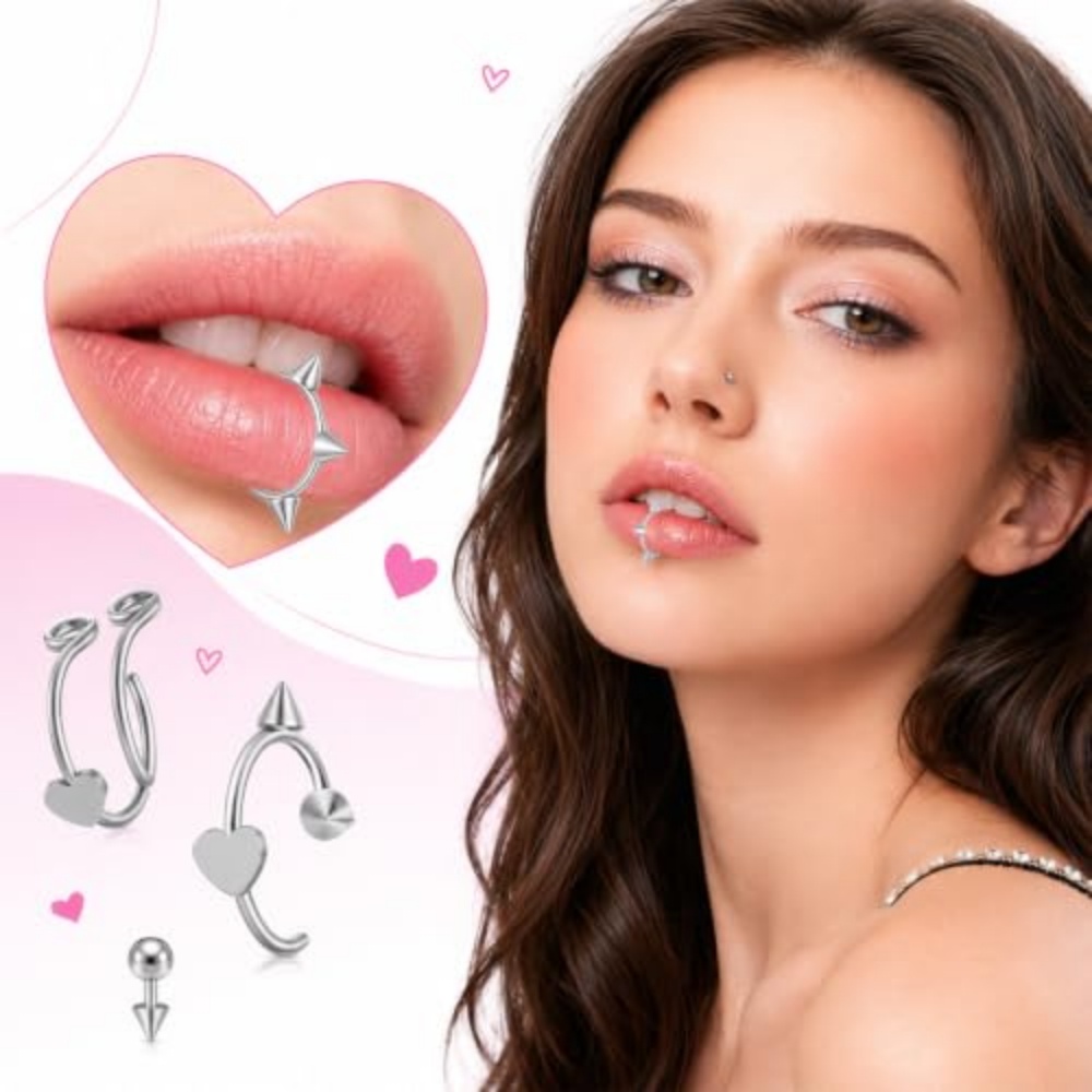 가짜 피어싱 세트 비-피어싱 입술 눈스스귀 보석 스파이 - Body Jewelry Replacement Ball 리뷰 및 가격