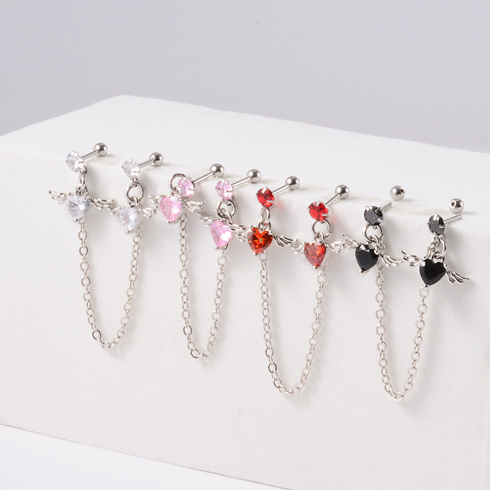 1PC 외과 강철 CZ 보석 귀 Tragus 연골 피어 - Body Jewelry Surgical Steel 리뷰 및 가격